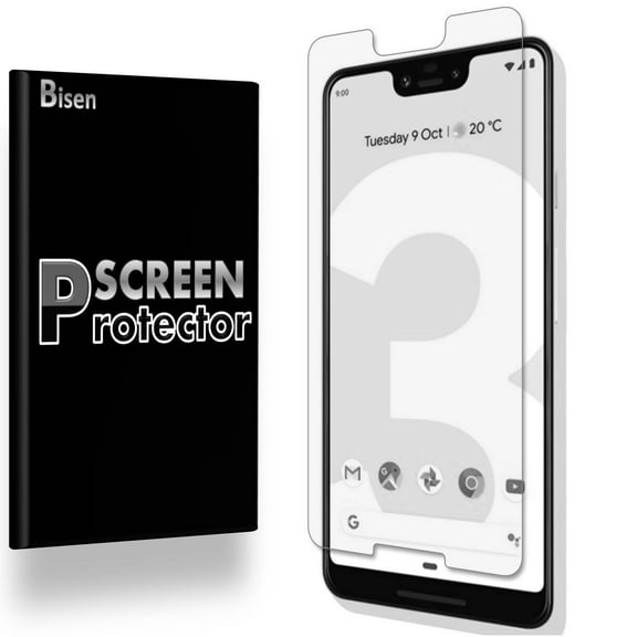 Fit For Google Pixel 3 XL [4-Pack BISEN] Anti-Glare Matte Screen Protector, Anti-Fingerprint, Anti-Scratch