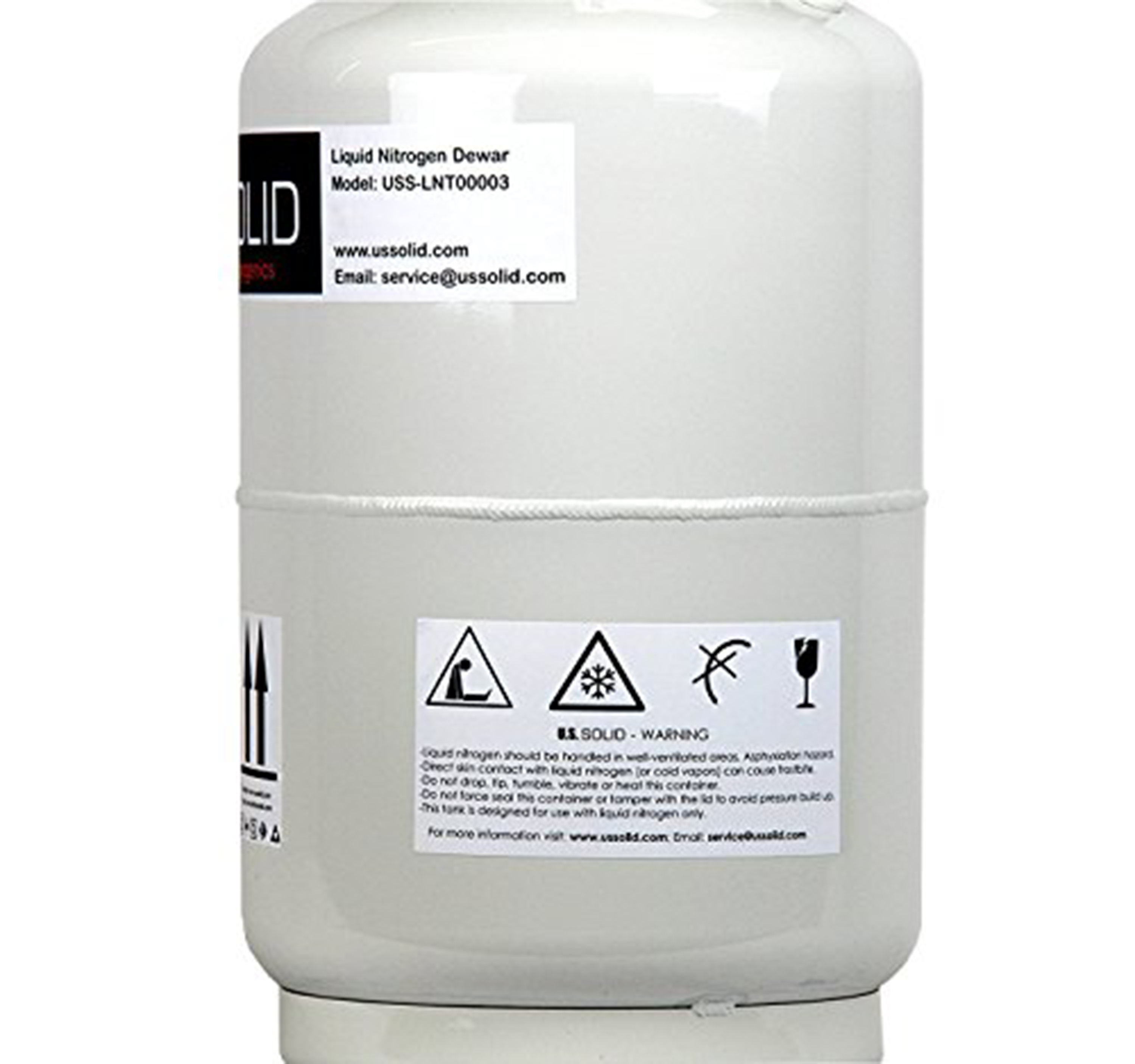 10 L Cryogenic Container Liquid Nitrogen Ln2 Dewer Tank With Straps From U S Solid Walmart Com Walmart Com
