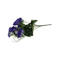thumbnail image 2 of Wosthever Flor falsa Plantas de plástico Colgante de pared Calcomanía para deshierbe Decoraciones para exteriores Flores artificiales multiusos Flores artificiales Azul oscuro, 2 of 6