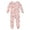 Pink Floral, variant on by Gerber Baby and Toddler Neutral Super Soft One-Piece Pajamas, Sizes 0/3 Months - 5T