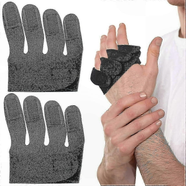 2-Pack Ulnar Deviation Support Strap for Hand and Knuckle Alignment, Adjustable MCP Splint for Right Hand Drift Management