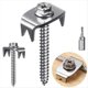 thumbnail image 3 of Grapas para Cercas, Clavos para Cercas para Madera Blanda, Grapas para Cercas de Alambre Reutilizables, Tornillos para Cercas de y Tejidas, 50 Sujetadores para Cercas, 3 of 5