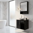 thumbnail image 1 of Mueble para Baño Completo con Lavamanos, Monomando y Botiquín con Espejo, Gabinete Moderno con Almacenamiento Amplio, Diseño Elegante y Funcional., 1 of 5