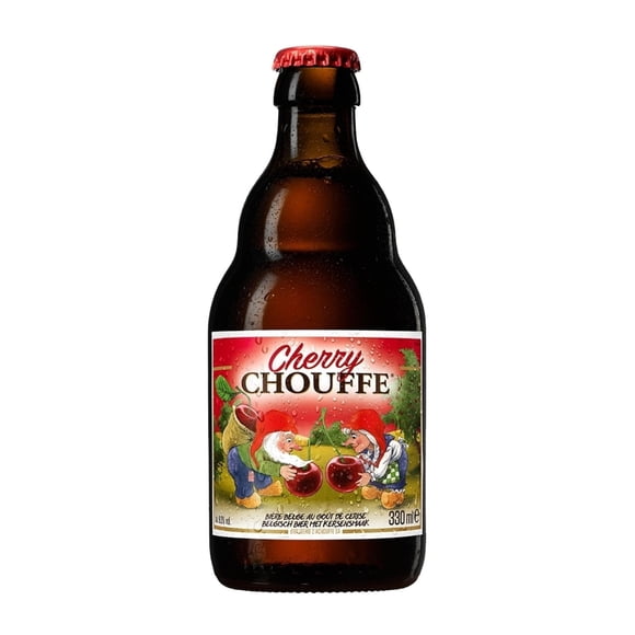 Cerveza artesanal Cherry Chouffe cherry ámbar ale estilo belga 330 ml