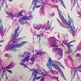 thumbnail image 1 of oneOone Cotton Silk Purple Fabric Florals Quilting Supplies Print Sewing Fabric By The Yard 42 Inch Wide, 1 of 1
