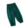 thumbnail image 1 of FAIWAD Toddler Girl Boy Active Jogger Sweatpants Kids Basic Solid Color Pull On Comfy Pants for 2-9 Years, 1 of 3
