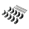 thumbnail image 4 of Abbracc 10x L Bracket Corner Brace Corner Bracket Multipurpose Joint Right Angle Bracket 2.5cm, 4 of 9