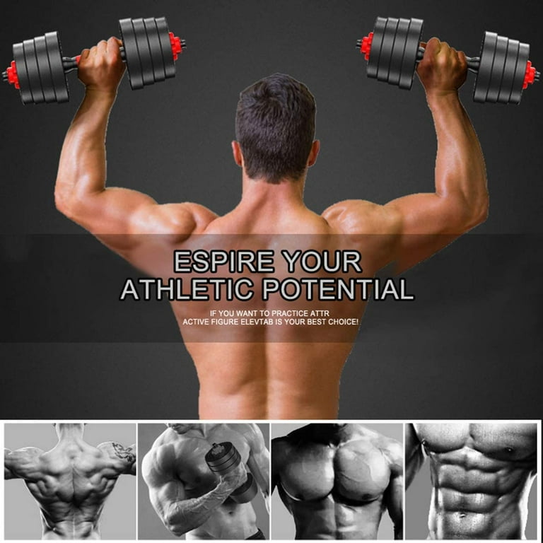 66LB Adjustable Dumbbell Weight Sets for Bodybuilding Training