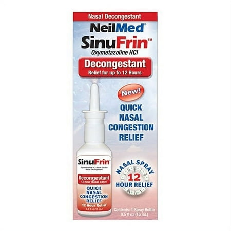 Neilmed Sinufrin Nasal Decongestant Spray - 0.5 Oz, 3 Pack