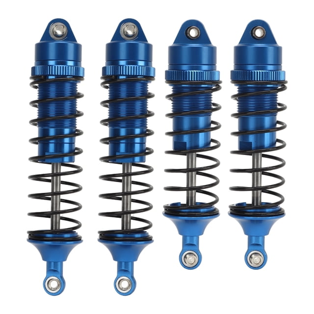 Amortiguador trasero delantero para coche RC, aleación de aluminio de alta resistencia para Traxxas Slash 4x4 1/10, azul oscuro