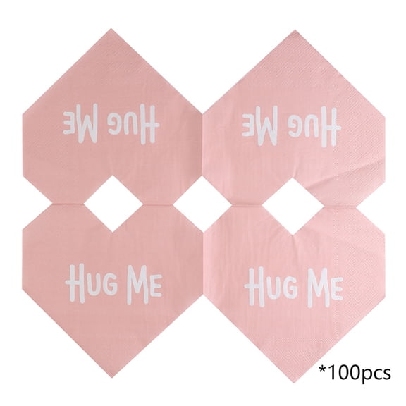 Specollect 2 Pcs 5 Pack Totaling 100 Sheets Valentines Day Paper Napkins Disposable Decorative Tableware for Party Dinner Holiday Celebration Festive Designs Absorbent