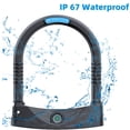 thumbnail image 2 of Fingerprint Heavy Duty U Lock IP67 Waterproof No Key No Password Needed, 2 of 6