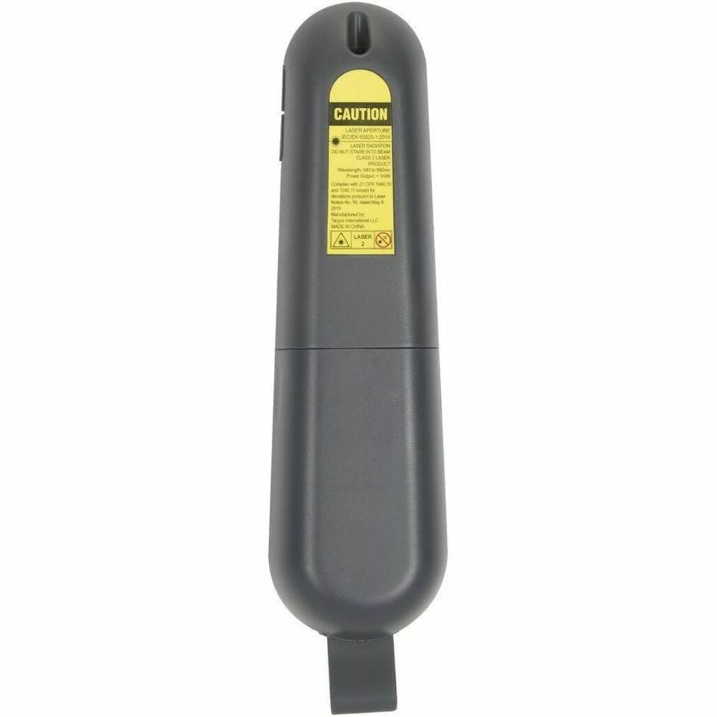 Targus Dual Mode Antimicrobial Laser Presenter with Timer Laser - Wireless - Bluetooth/Radio Frequency - 2.40 GHz - Black - USB - AMP06804AMGL