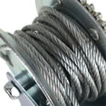 thumbnail image 3 of munirater 1600lbs Hand Winch Boat Trailer Winch with 10m 32ft Steel Cable, Crank Cable Gear Winch with Hook, Heavy Duty Hand Winch with 4.1:1 Ratio for Boat, Trailer or ATV, 3 of 6