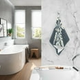 thumbnail image 6 of Hand Draw Snowflake Christmas Cotton Face Towel Soft Hand Towel Absorbent Bathroom Towel for Kitchen Hotel, 6 of 7