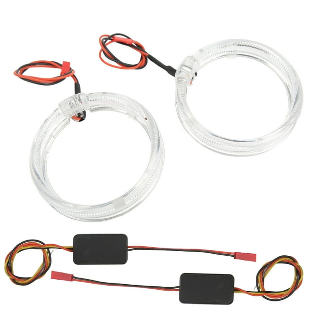 Guía de luz LED Angel Eyes, 2 piezas de luz LED para automóvil Angel Eyes para automóvil Anillo circular Angel Eyes Confiabilidad excepcional
