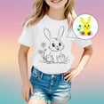 thumbnail image 4 of Teen Coloring Easter Shirt Boys Short Sleeve Shirts Summer Tops Crewneck Tees Cute Tops for Boys 8-10 Years, 4 of 4