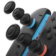 Thumb Grip Caps for Nintendo Switch 2, Anti‑Slip Ergonomic Joy‑Con Stick Covers, Black, 3 Pairs (6 Pcs)
