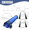 thumbnail image 2 of Set para el patio trasero de Dog Agility Course, artículos para el hogar con túnel y postes, 2 of 7