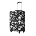 thumbnail image 3 of Luggage Cover Anti Scratch, white halloween pumpkin bat Elastic Suitcase Protector Suitcase Covers for Luggage Fits 18-32 Inch Luggage, 3 of 6