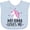 AE-Light Blue, variant on Inktastic My Oma Loves Me Girl Unicorn Girls Baby Bib