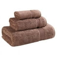 thumbnail image 2 of Superior Derry Solid Egyptian Cotton 3-piece Towel Set, Mocha, 2 of 13