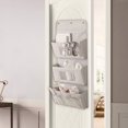 thumbnail image 3 of Bolsa de almacenamiento montada en la pared Multicapa Oxford Cloth Organizador lavable para Home Kitchen Bedroom Bathroom Sundries Toy - Gris, 3 of 3