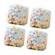 thumbnail image 5 of Hilo grueso de pompón, 4 bolas, cómodo para tejer a mano, hilo suave, hilo de peso para cojines, almohadas, bufandas, manualidades Multicolor, 5 of 8