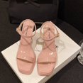 thumbnail image 1 of 2023 Sandalias de moda Simple Sexy Crystal Fashion Sandalias de mujer Gladiador Hebilla Correa Casual Sandalias de tacón alto Mujer Sandals38 Gao Jinjia LED, 1 of 2