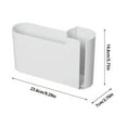 thumbnail image 2 of Wall Mounted Bag Holder Organizer Durable Waste Dispenser With Lid For Kitchen Bathroom Home Storage, 2 of 3
