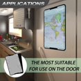 thumbnail image 6 of FUIALDOLG Americas Map RV Door Window Shade Easy to Install Privacy Protection RV Window Cover Sun Blackout for Camper Trailer (17.3x26 inch), 6 of 7