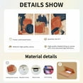 thumbnail image 3 of Hieng Mid Century Abstract Canvas Wall Art Set of 3, Terracotta Navy Blue and Orange Boho Wall Decor Posters Prints, Minimalist Wall Art Painting for Living Room Bedroom Office, 3 of 6