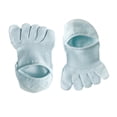 thumbnail image 2 of 1 par de calcetines con punta para mujer Salvador calcetines bajos suaves para correr azul, 2 of 10