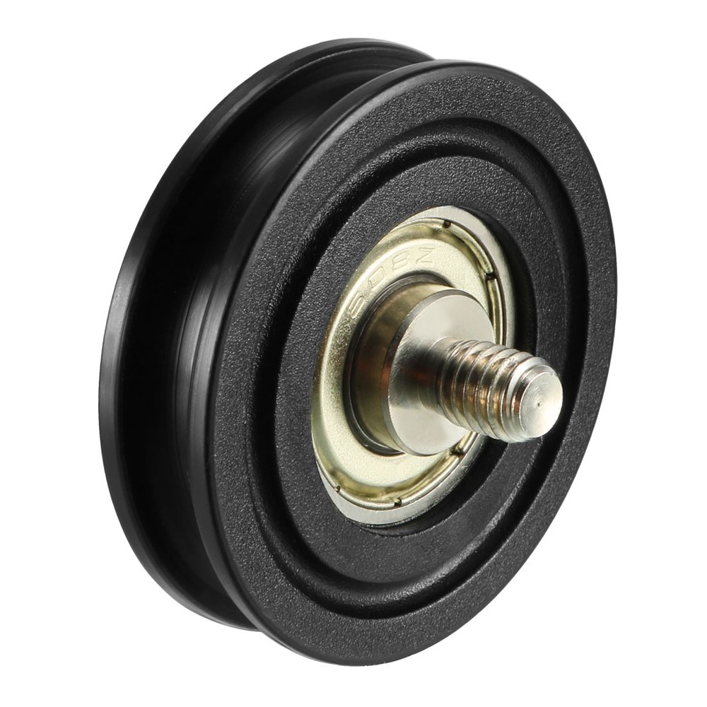 3.7mm Deep V Groove Threaded Rod Track Guide Bearing Pulley Wheel