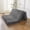 DGrey, variant on GOODONE 6'' Tri-Fold Mattress,Corduroy Fold Sofa Bed Memory Foam with Washable Cover,Floor Mattress for Travel,Camping,Guest,Twin,Black,36''×75''×6''