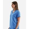 thumbnail image 2 of Onna NN300 Women's Limitless V-Neck Stretch Scrub Top-CEIL BLUE-M, 2 of 4