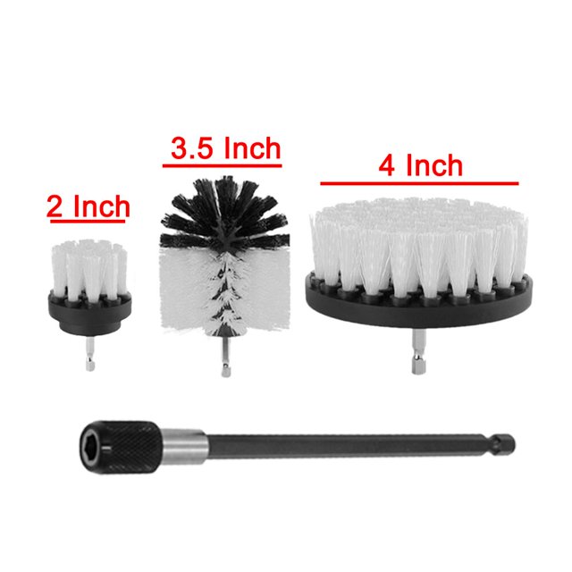 Kit de cepillo de taladro eléctrico, accesorios de cepillo de fregado eléctrico, herramientas de lavado de fregado para neumáticos de vidrio de piso de coche, limpieza de inodoro