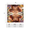thumbnail image 4 of Yiaed Countryside Colorful Floral Cow Print Mailbox Covers, Magnetic Mailbox Cover, Mail Box Covers for Garden Outdoor Decor Box Covers-21x18 in, 4 of 8