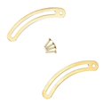 thumbnail image 2 of 20PCS Lid Support Hinges with Screws Recurved Rod Hardware Lid Stay Hinge suitable for Cabinet Jewelry Box Wardrobe Brass Color-jc, 2 of 5