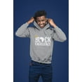 thumbnail image 2 of Black Excellence (White) Unisex Hooded Sweatshirt, 2 of 14