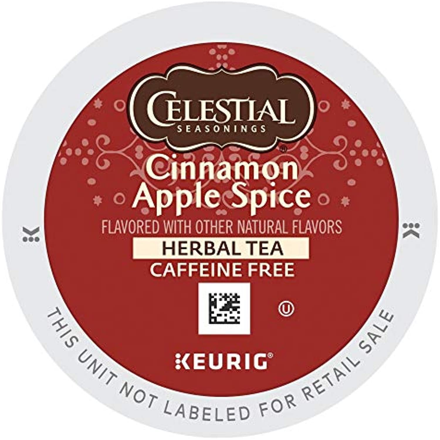 Celestial Seasonings Cinnamon Apple Spice Herbal Tea K Cups 24 Count