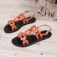 thumbnail image 4 of Correas de Tacón para Tacones Altos Estilo Rojo Corte Sandalias Planas, Tacones Altos Negros para las Mujeres Inspirado Correa de Tobillo Ajustable, 4 of 9