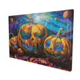 thumbnail image 3 of 16x24 inch Canvas Frameless Painting Fantasy Pumpkin Night,Farmhouse Yard,Bar,Man Cave,Study Wall Decor,Enchanting Pumpkin Festival Decoration Oil Paintings On Canvas,Funny Gift For Children, 3 of 6