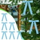 thumbnail image 5 of Set de decoraciones de lazos de terciopelo para árbol de Navidad de 6 | Lazos navideños suaves y de textura sedosa para árbol, coronas, guirnaldas | Elegantes adornos festivos de envolvente para, 5 of 6
