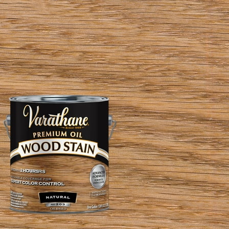 2 Pack, Natural, Low VOC, Varathane Premium Oil-Based Interior Wood Stain-211887, Gallon
