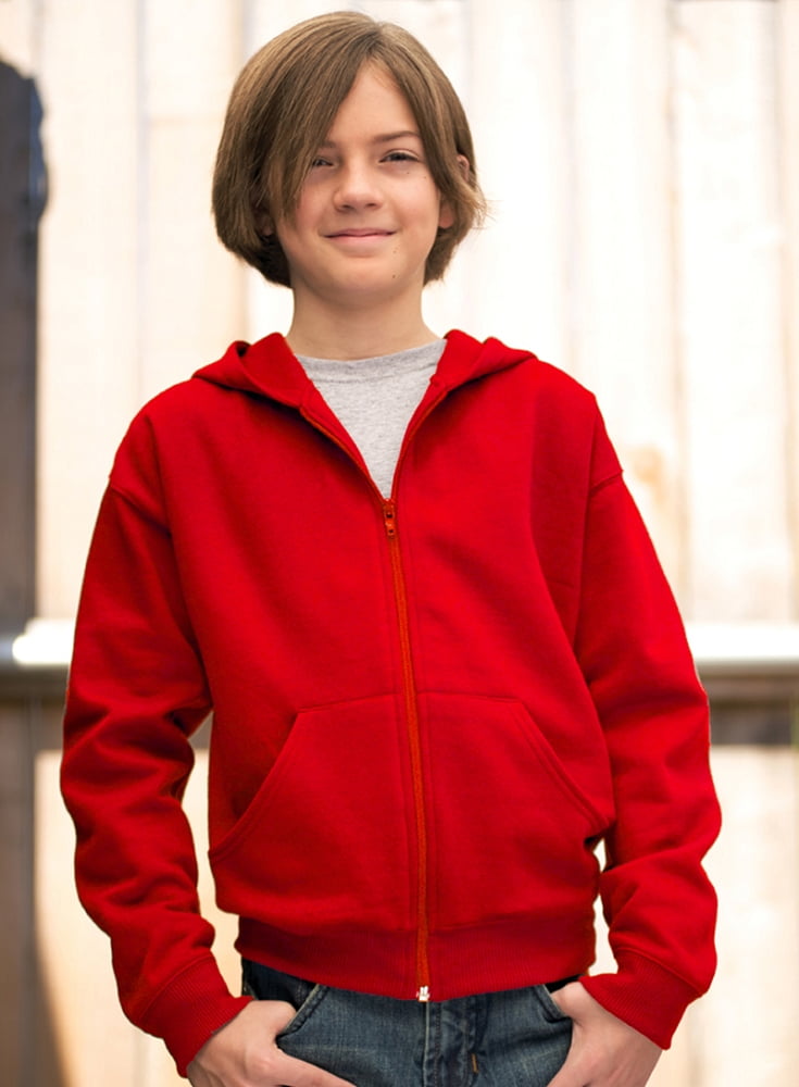 red zip up hoodie walmart