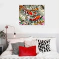 thumbnail image 5 of EastSmooth Canvas Wall Art Lucky Nine Koi Fish Home Decor Feng Shui Koi Fish Picture Printed on Canvas Framed, 5 of 6