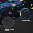thumbnail image 3 of Musical Note Yoga Mat Towel, Storage Bag, 72.8"x26.8" - Suitable for Yoga, Pilates, Fitness, Gym - Yoga Blankets and Gym Towel Included, 3 of 6