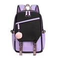 thumbnail image 1 of AIGIA School Bookbag with USB Charging Port Backpack Laptop Travel Shoulder School Book Bag Rucksack, 1 of 25