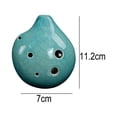 thumbnail image 2 of Ocarina Alto C de 6 agujeros: idea de regalo para músicos principiantes, fácil de aprender, 2 of 6